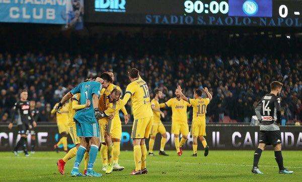  那不勒斯终结尤文联赛不败金身  